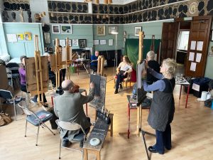Thursday open portrait session at The London Sketch Club